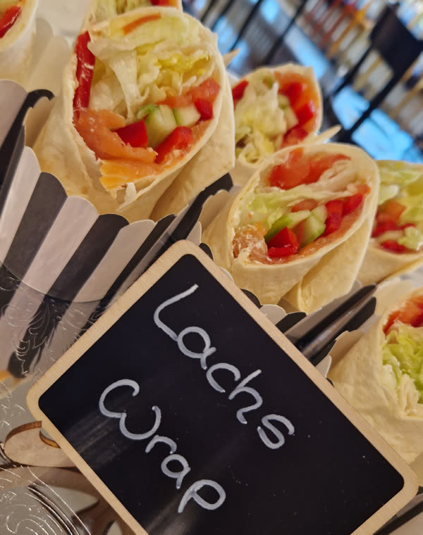 Lachs-Wrap