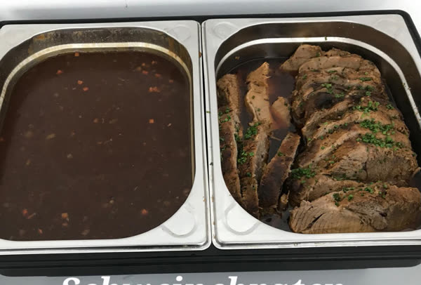 Schweinebraten mit Soße